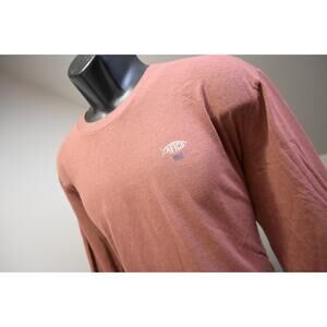 Aftco Tee Shirt Fishing Cotton Polyester Long Sleeve Graphic Mens Size XL